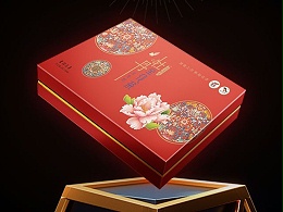 洛阳牡丹全花茶精品礼盒-食品包装定制