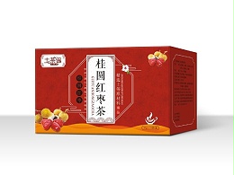桂圆红枣茶卡纸盒-食品包装定制